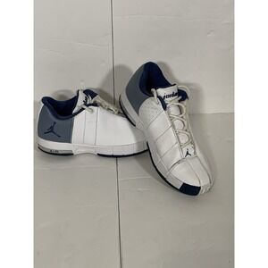 Nike Boys Air Jordan Team Elite 2 AO1732-113 White Hiking Shoes Sneakers Sz 3.5Y